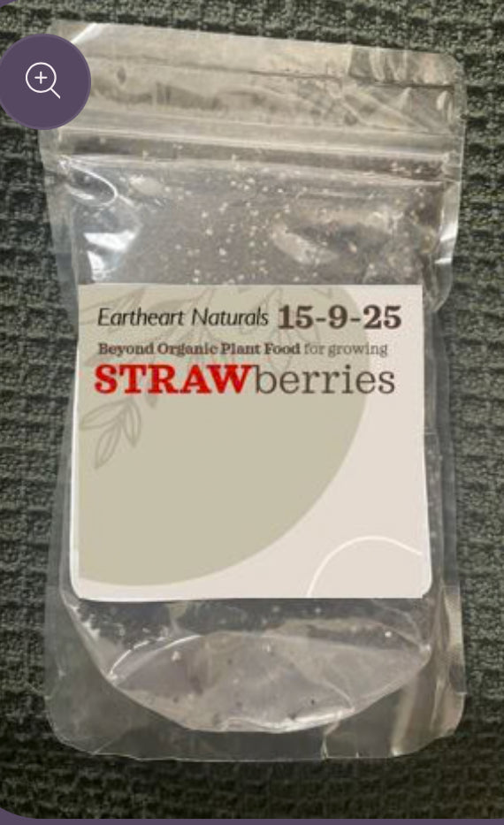 One 8 oz bag of Strawberry Plant Nutrients