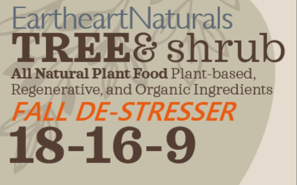 One 16 oz bag of FALL DE-STRESSER Tree & Shrub Nutrients