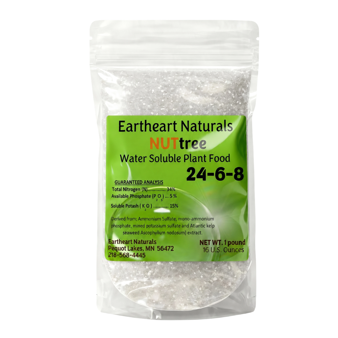 One 16 oz bag of Nut Tree Nutrients for Nut Bearing Trees