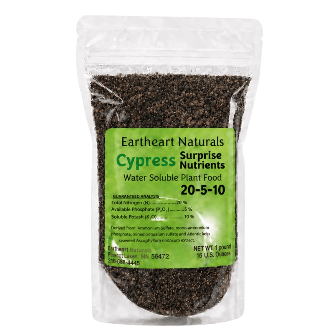 One 16 oz bag of Cypress Surprise Nutrients