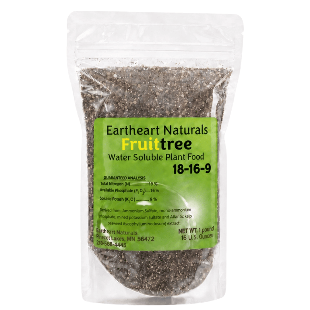 One 16 oz bag of Fruit Tree Nutrients