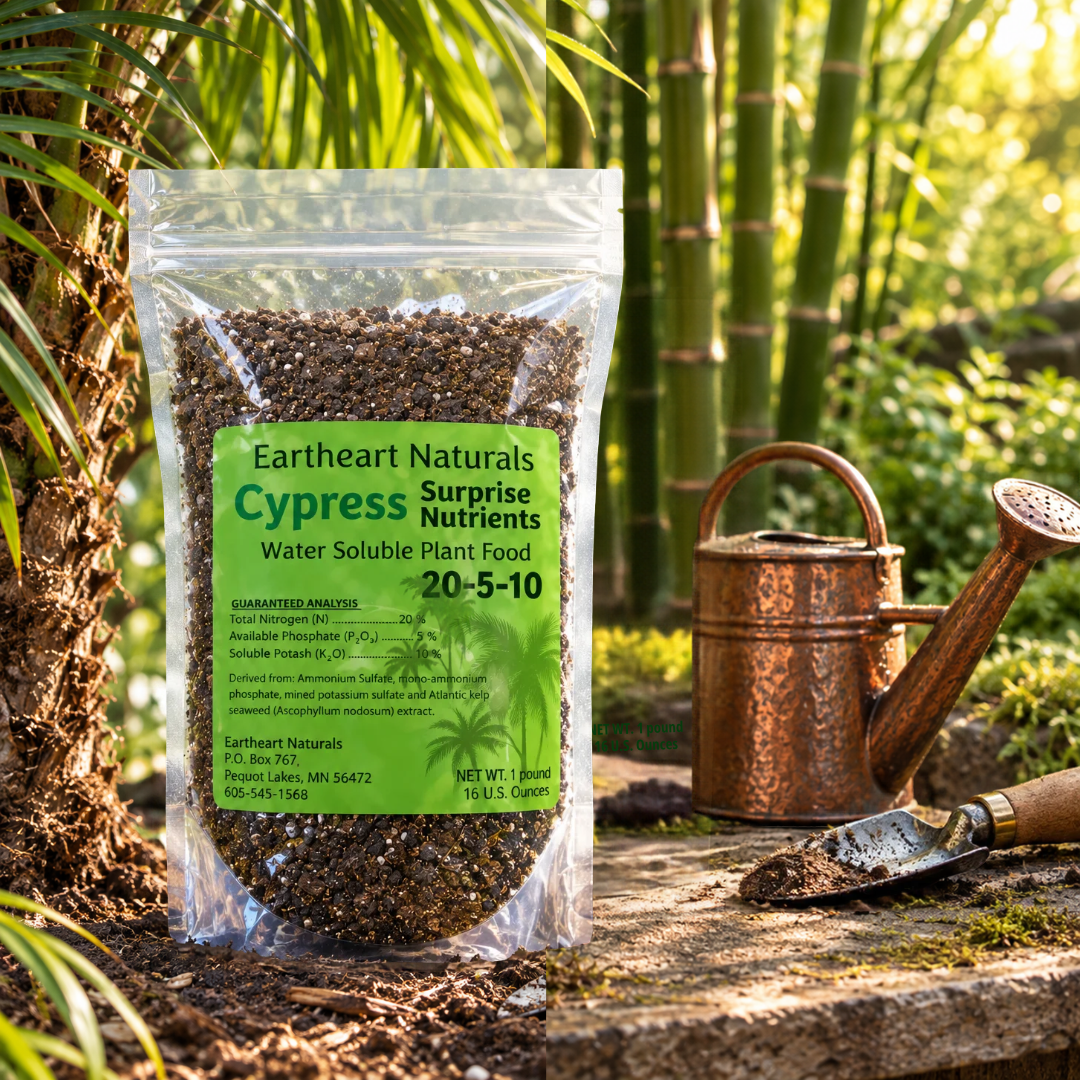 One 16 oz bag of Cypress Surprise Nutrients