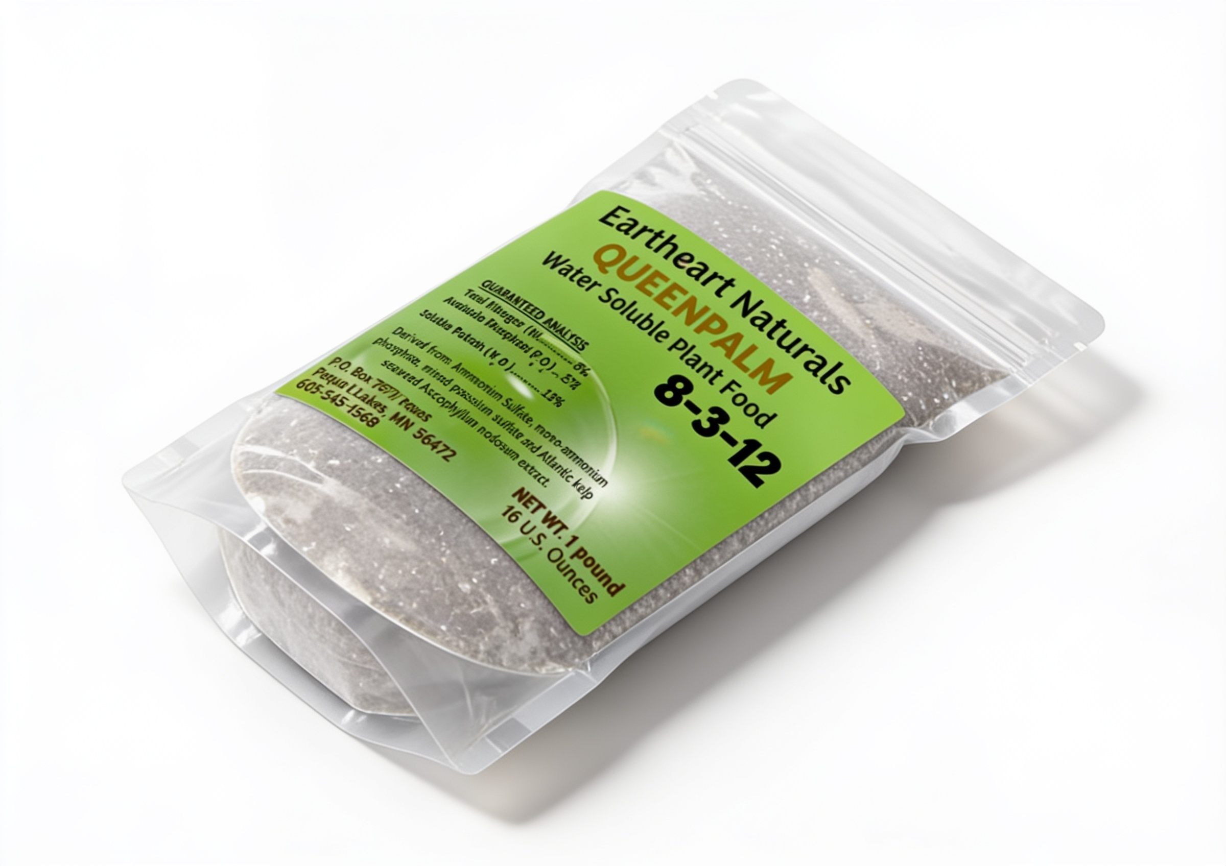 One 16 oz bag of Palms Up Nutrients for Palm Trees