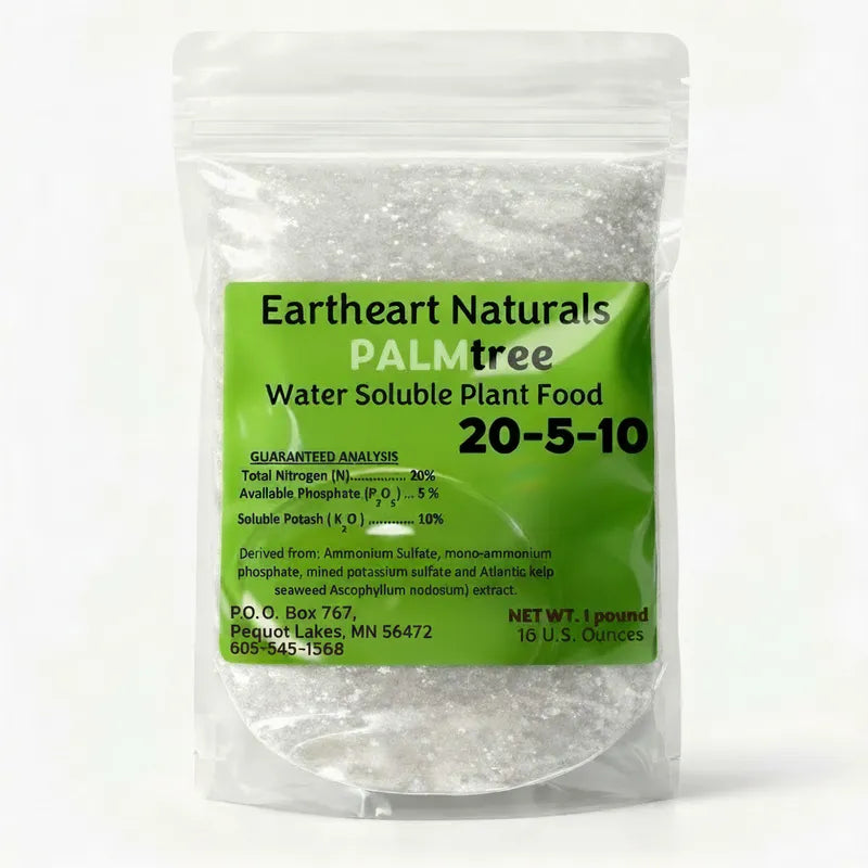 One 16 oz bag of Palms Up Nutrients for Palm Trees