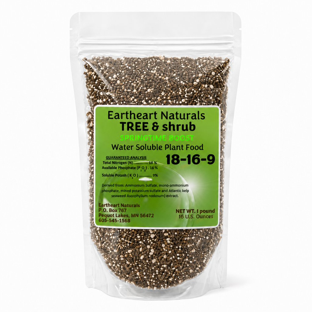 One 16 oz bag of SPRING BOOST Tree & Shrub Nutrients