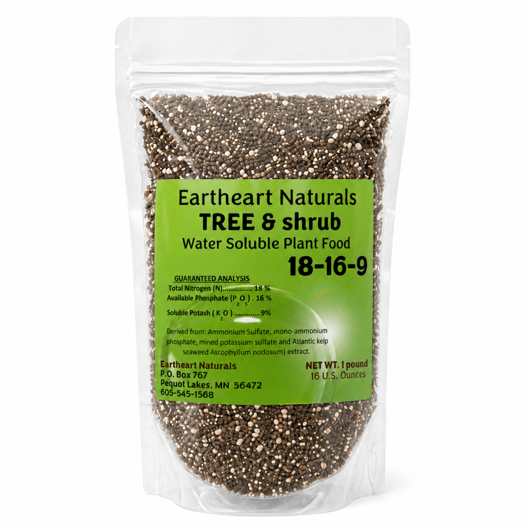 One 16 oz bag of Tree & Shrub Nutrients