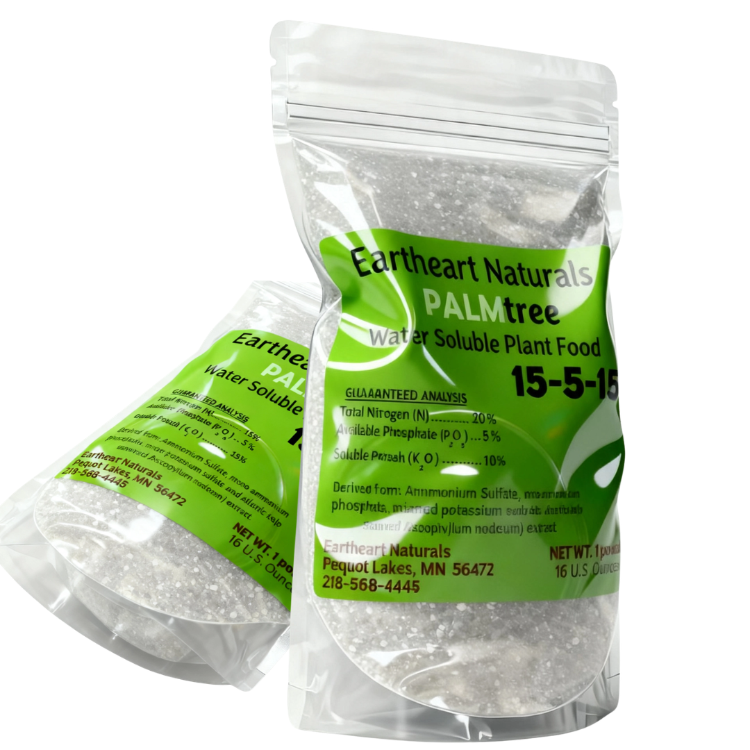 One 16 oz bag of Palms Up Nutrients for Palm Trees