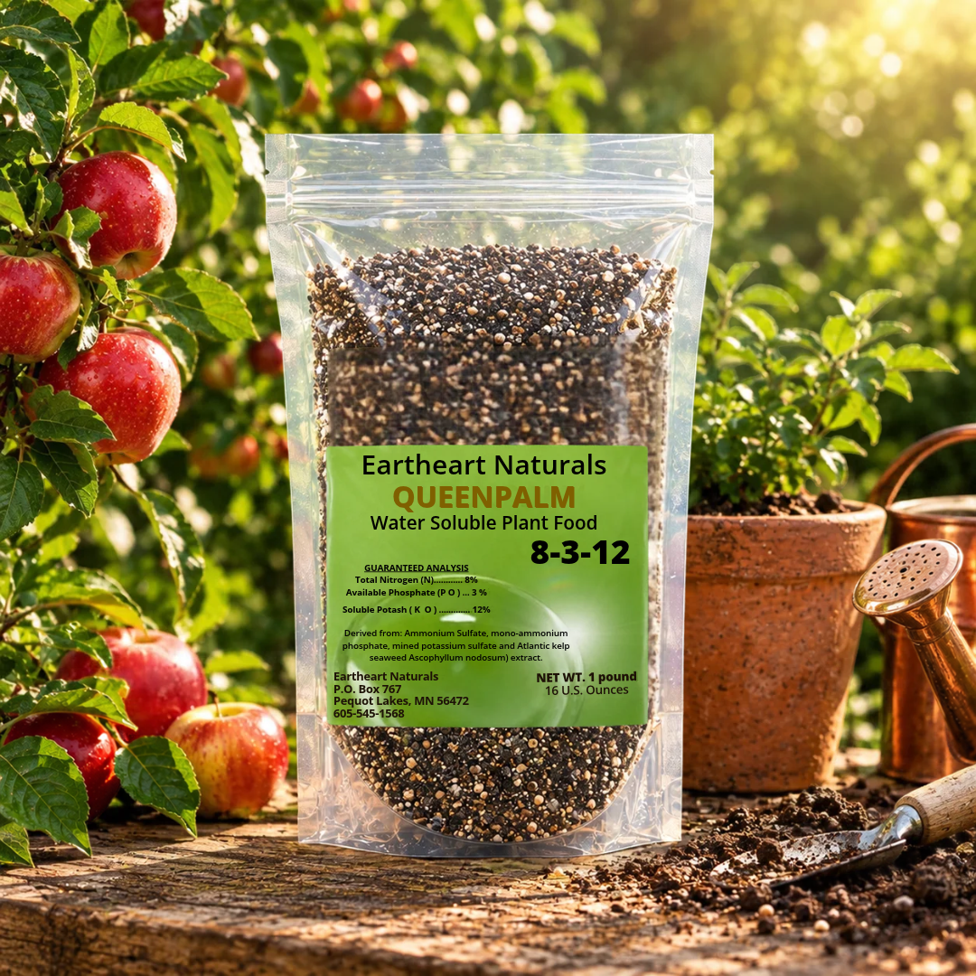 One 16 oz bag of Queen Palm Nutrients for Queen Palm Trees
