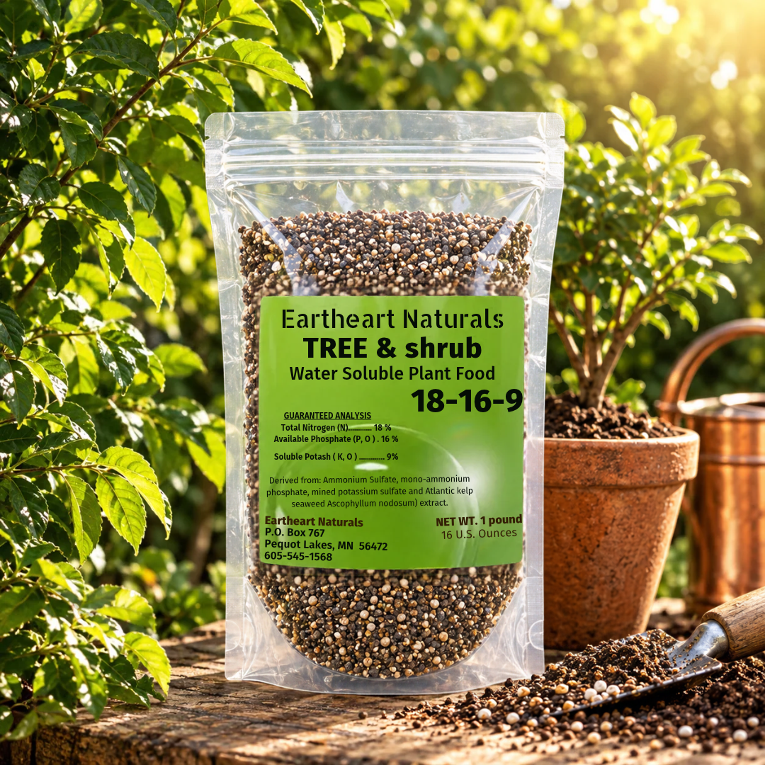 One 16 oz bag of Tree & Shrub Nutrients