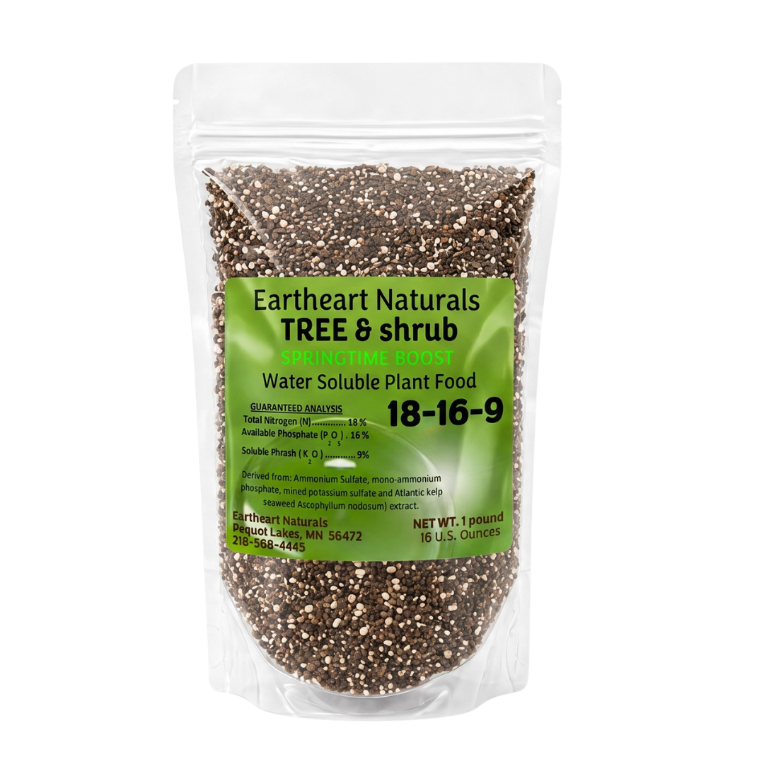 One 16 oz bag of SPRING BOOST Tree & Shrub Nutrients